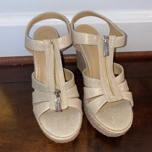 Michael Kors Berkley Espadrille Wedge Sandals